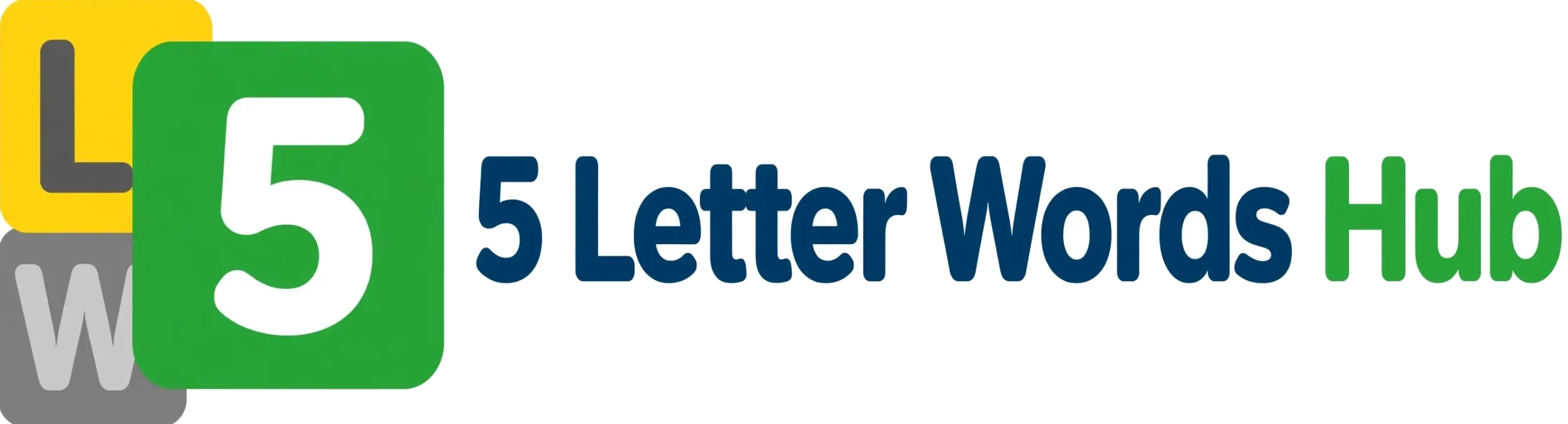 5 letter words hub logo